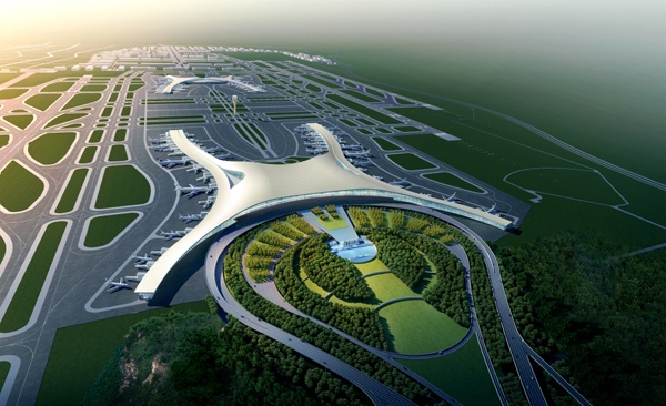 重慶機(jī)場(chǎng)：高亮度吸引眼球！